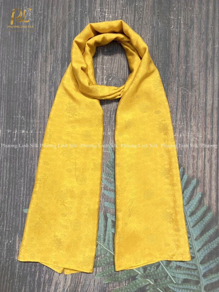 KHĂN LỤA VÂN CỔ TRUYỀN 100% TƠ TẰM