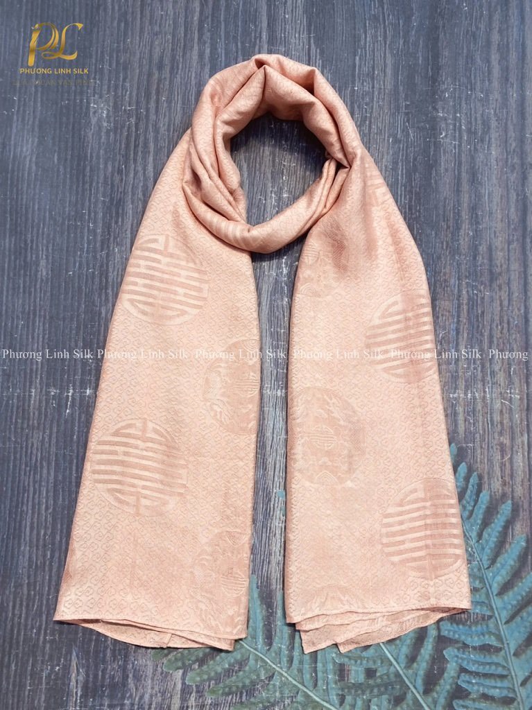 KHĂN LỤA VÂN CỔ TRUYỀN 100% TƠ TẰM