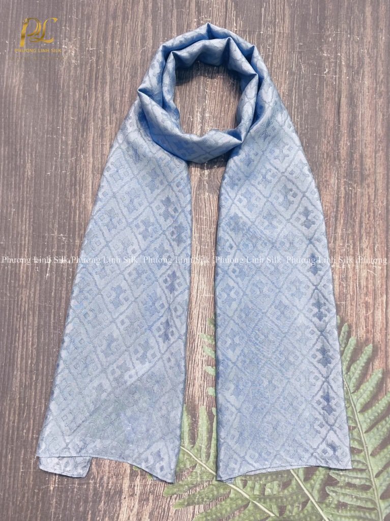 KHĂN LỤA VÂN CỔ TRUYỀN 100% TƠ TẰM