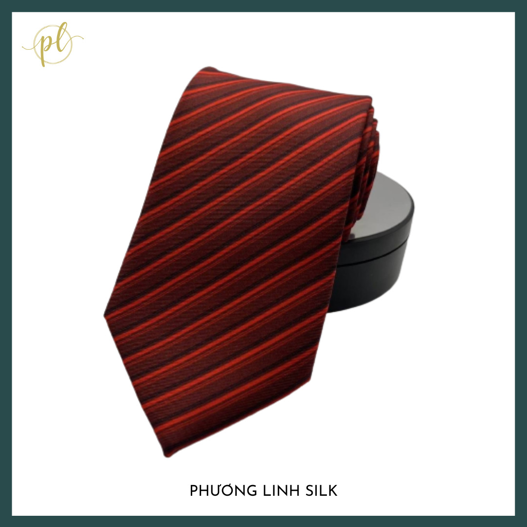 CÀ VẠT LỤA MỀM DỆT 100% TỪ SỢI TƠ TẰM CAO CẤP