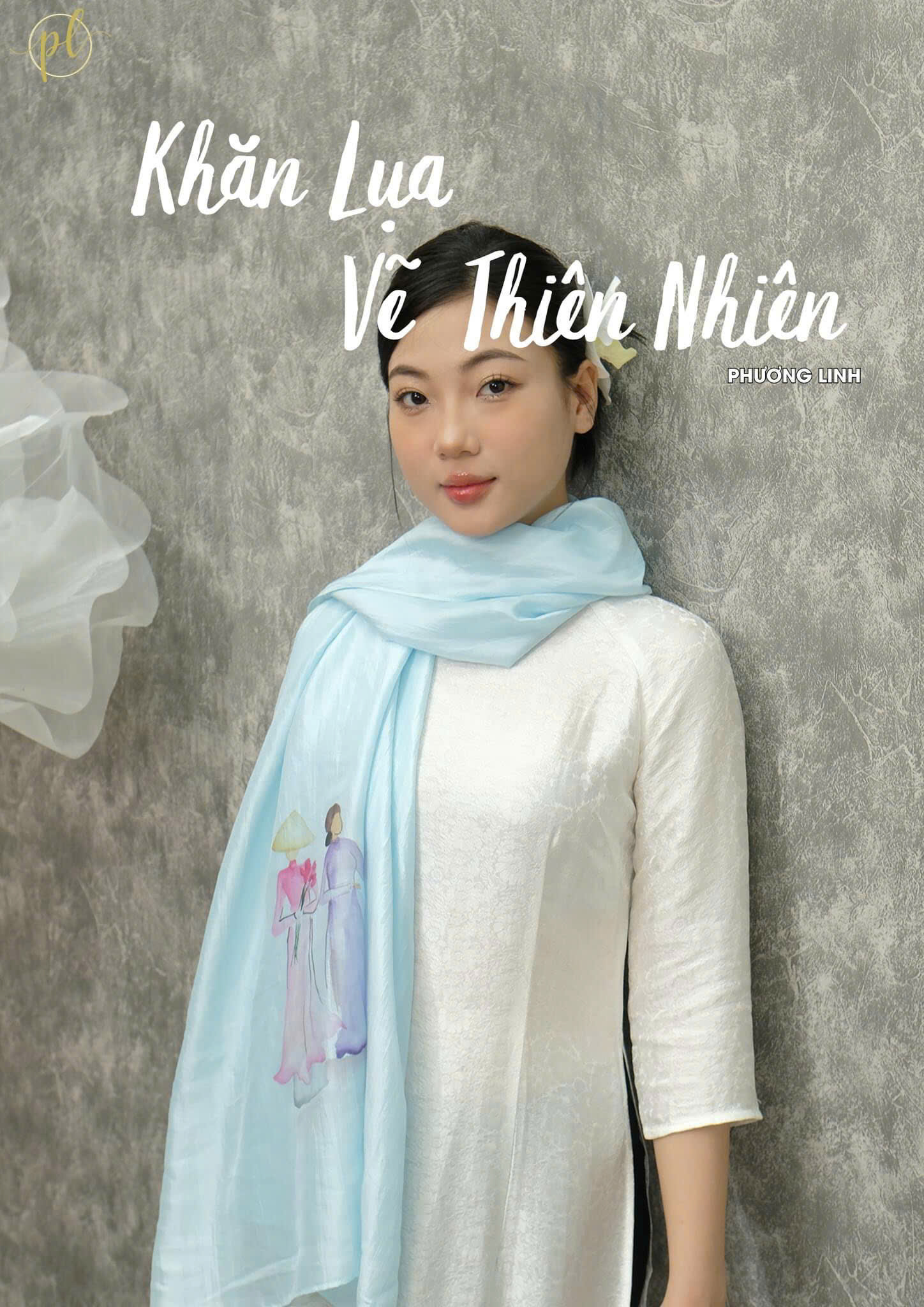 KHĂN LỤA HÀ ĐÔNG VẼ TAY NGHỆ THUẬT HỒ GƯƠM CAO CẤP