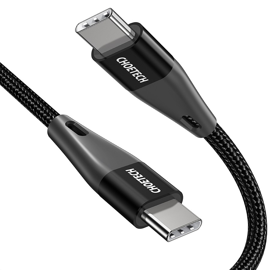 Dây Cáp Sạc Nhanh USB Type C To Type C 60W Dài 1.2M CHOETECH XCC-1003 - Hàng Chính Hãng