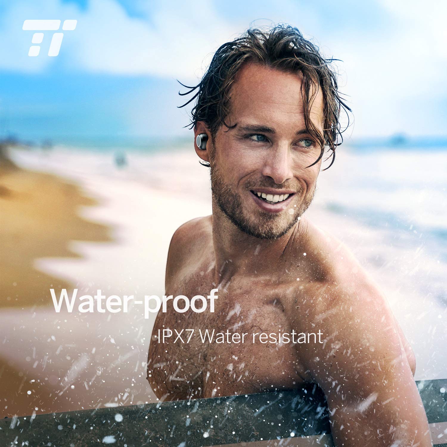 Tai Nghe TaoTronics EarBud Bluetooth Chống Nước IPX7 120 Giờ Sử Dụng TT-BH052 - Đen