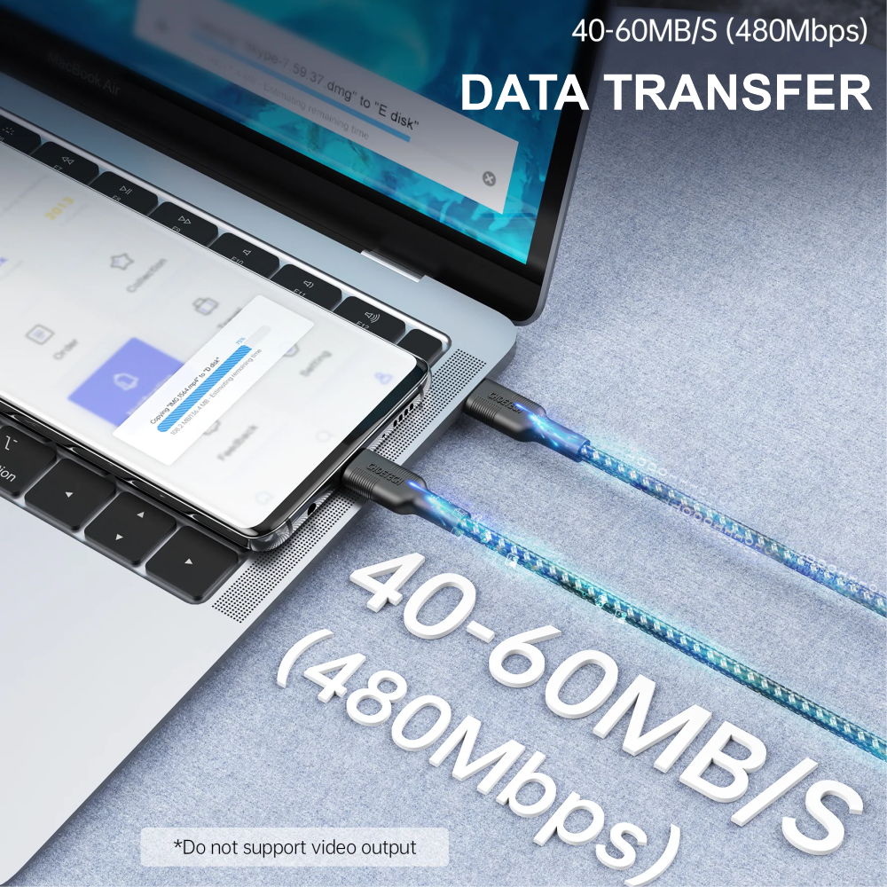 Dây Cáp Sạc Type C to C 100W Dài 2M CHOETECH XCC-1027 Sạc Nhanh Smartphone, Tablet, Macbook, Laptop - Hàng Chính Hãng