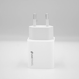 Củ Sạc Adapter 1 Cổng Type C PD 20W Umetravel A6 - Hàng Chính Hãng - Trắng