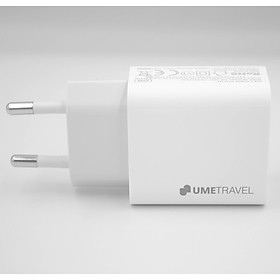 Củ Sạc Adapter 1 Cổng Type C PD 20W Umetravel A6 - Hàng Chính Hãng - Trắng