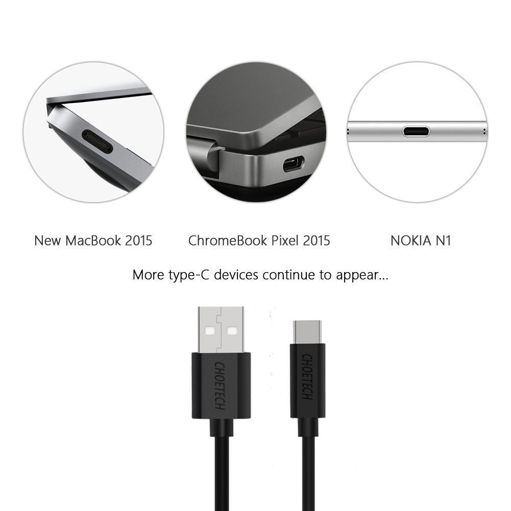 Dây Cáp Sạc Điện Thoại USB to USB Type C 30W Dài 0.5M CHOETECH AC0001 - Hàng Chính Hãng