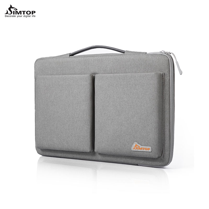 Túi Chống Sốc Cho Laptop, Macbook 15.6 inch Cao Cấp Có Quai Xách, Kháng Nước, Khóa YKK SIMTOP BUSINESS POCKET - Hàng Chính Hãng