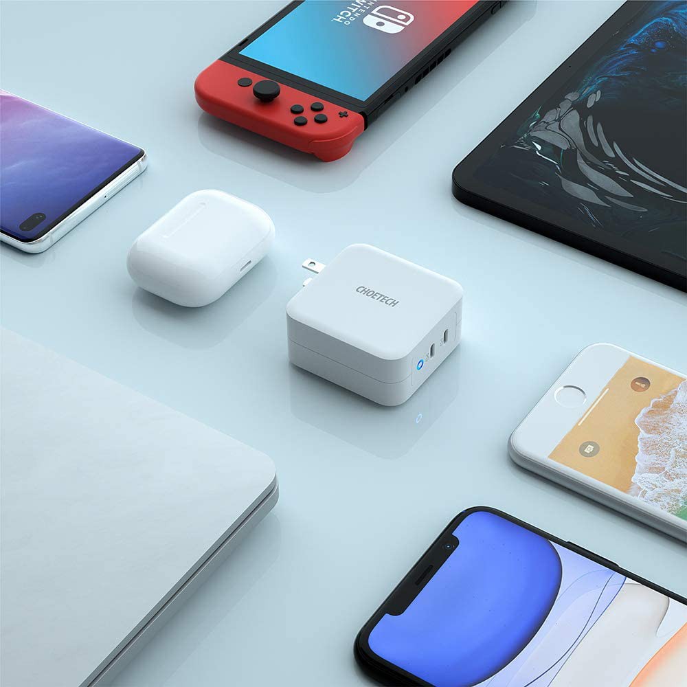 Adapter Củ Sạc Điện Thoại Laptop 100W CHOETECH PD6008 GaN PD 100W - 145 Bạch Đằng, Phường Tân Sơn Hòa, Thành Phố Hồ Chí Minh (145 Bạch Đằng Phường 02, Tân Bình, Hồ Chí Minh)