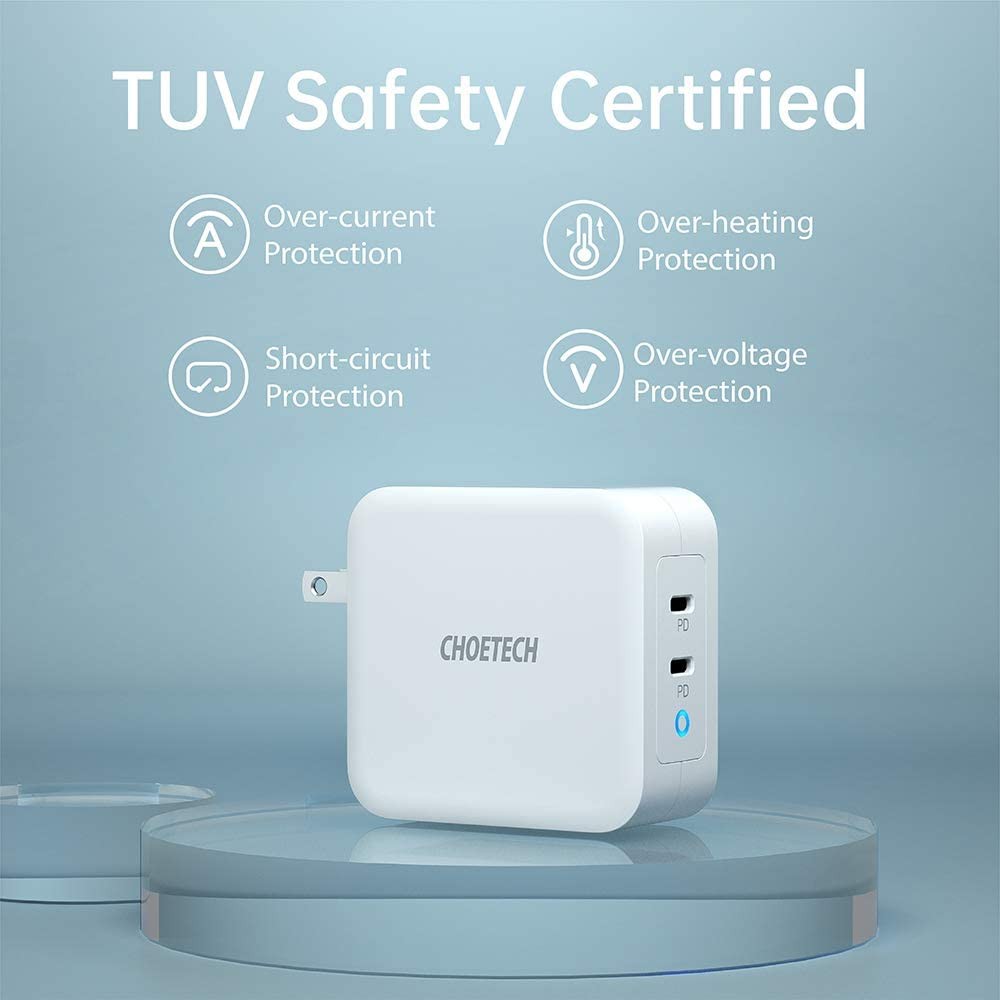 Adapter Củ Sạc Điện Thoại Laptop 100W CHOETECH PD6008 GaN PD 100W - 145 Bạch Đằng, Phường Tân Sơn Hòa, Thành Phố Hồ Chí Minh (145 Bạch Đằng Phường 02, Tân Bình, Hồ Chí Minh)