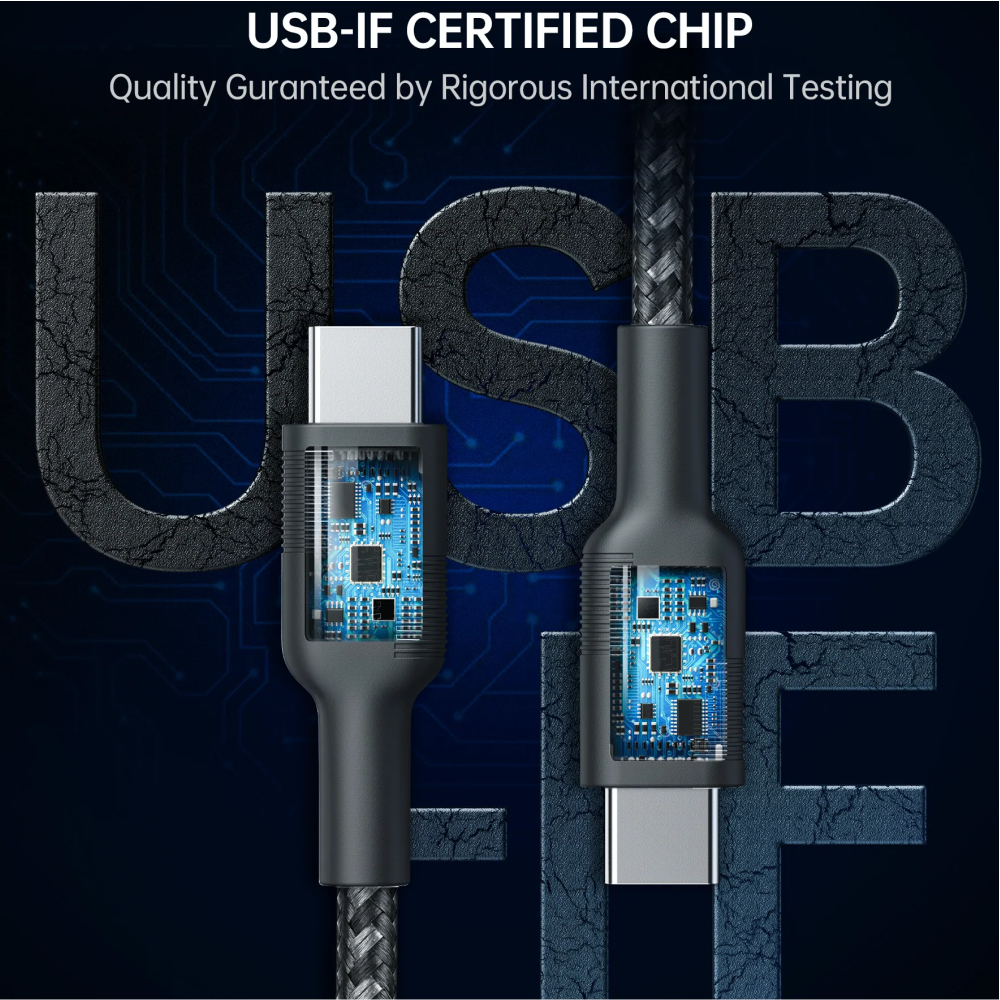 Dây Cáp Sạc Type C to C 100W Dài 2M CHOETECH XCC-1027 Sạc Nhanh Smartphone, Tablet, Macbook, Laptop - Hàng Chính Hãng