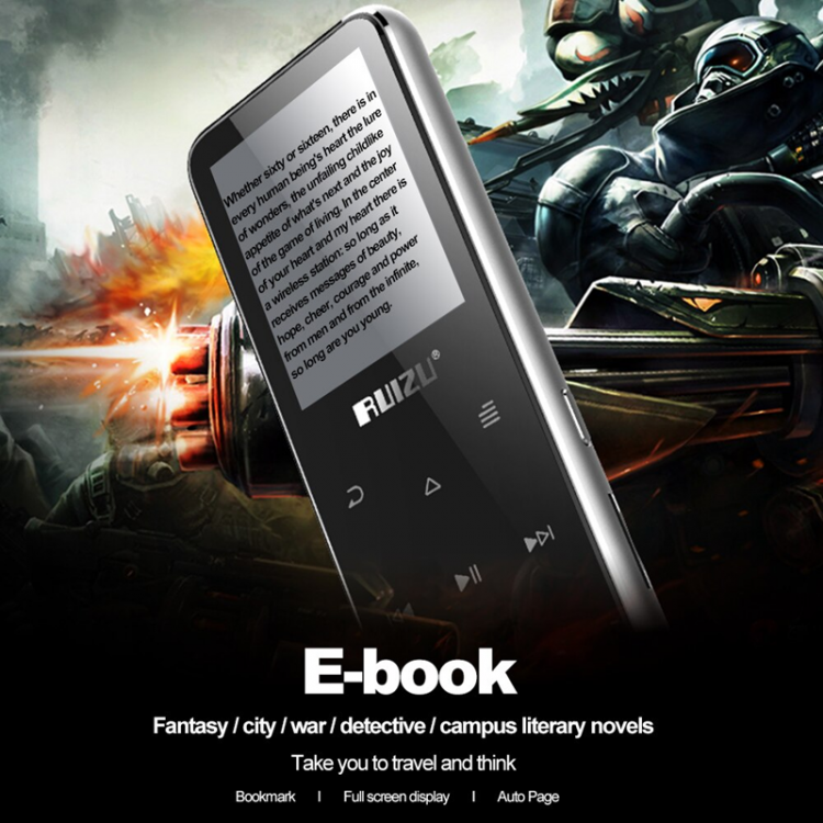 Máy nghe nhạc thể thao Bluetooth, HiFi Ruizu X16 - 4G - Hàng chính hãng