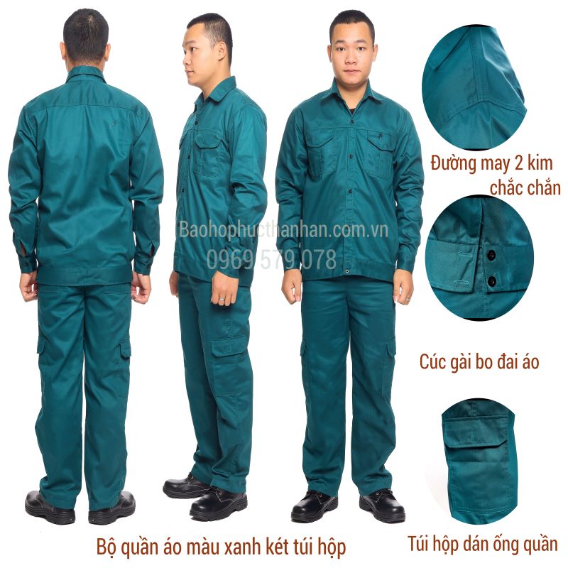 quan-ao-lao-dong-mau-xanh-ket-lilama-tui-hop