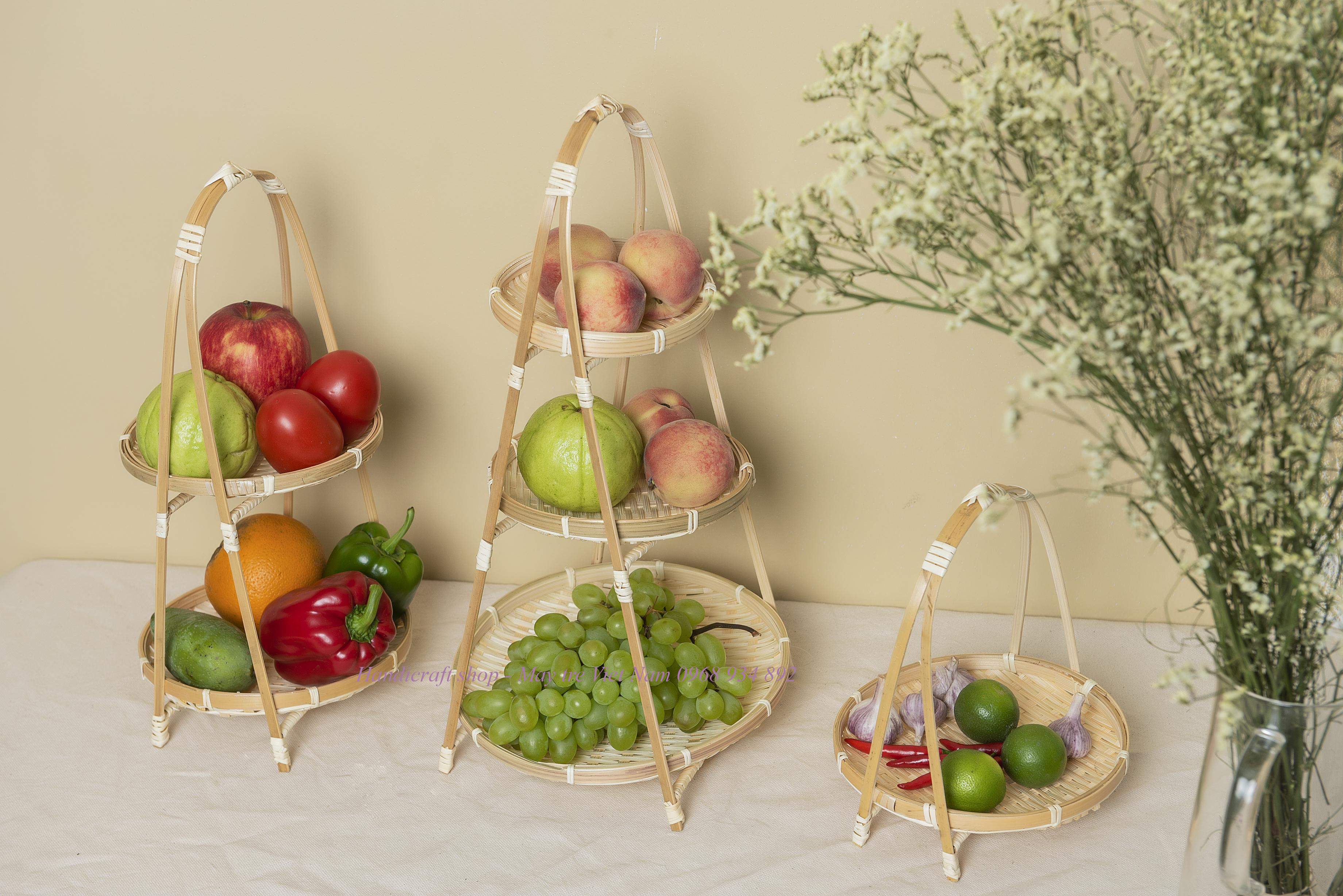 Bộ kệ tre 1-2-3 tầng