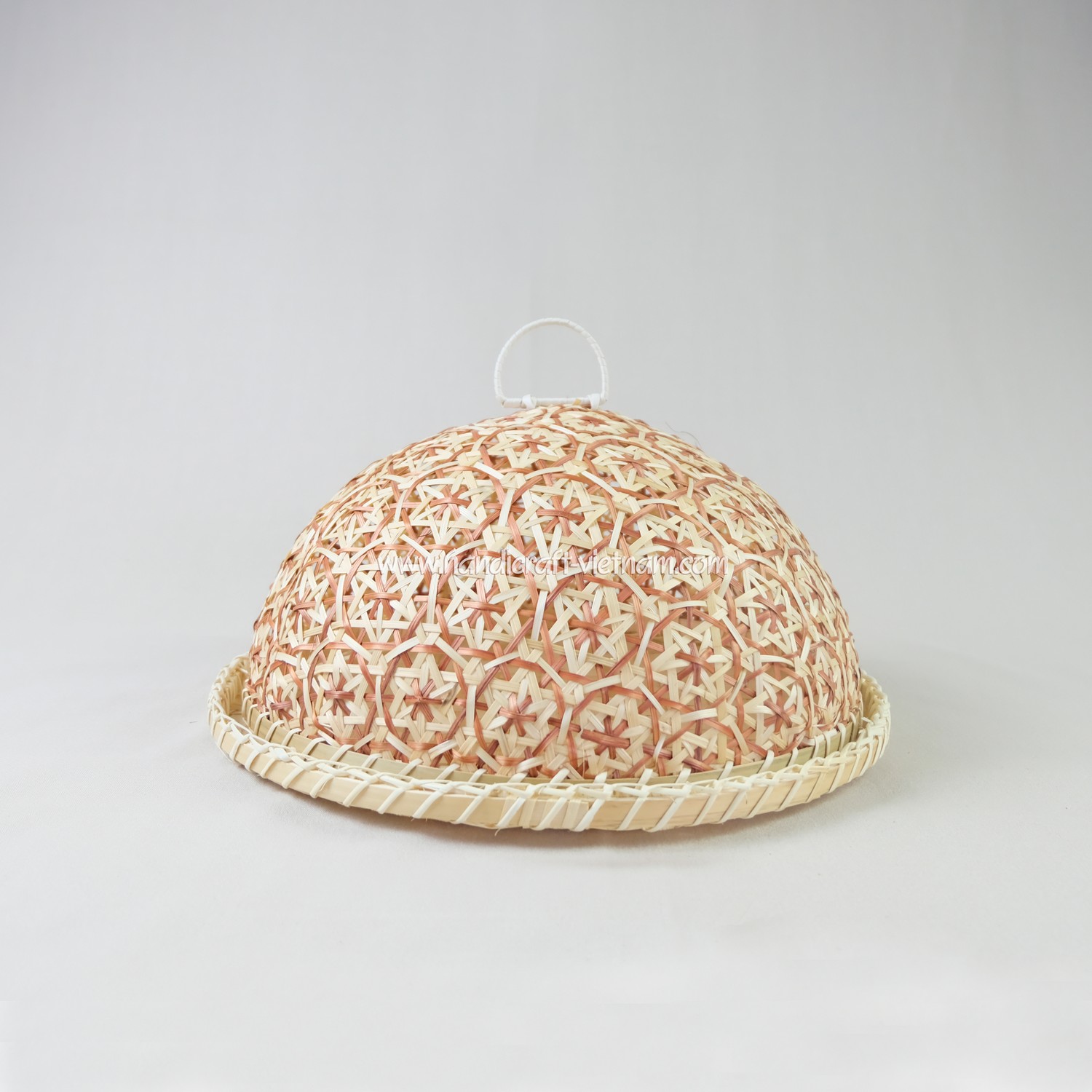 Lồng bàn tròn đan hoa thị (Kèm mâm)