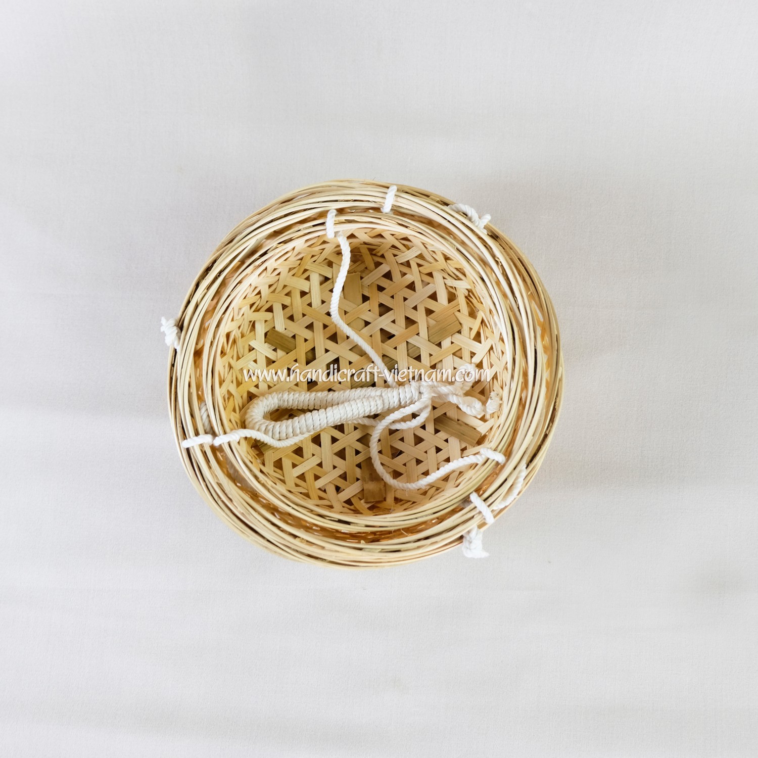 Giỏ tre 3 tầng (quai thừng)