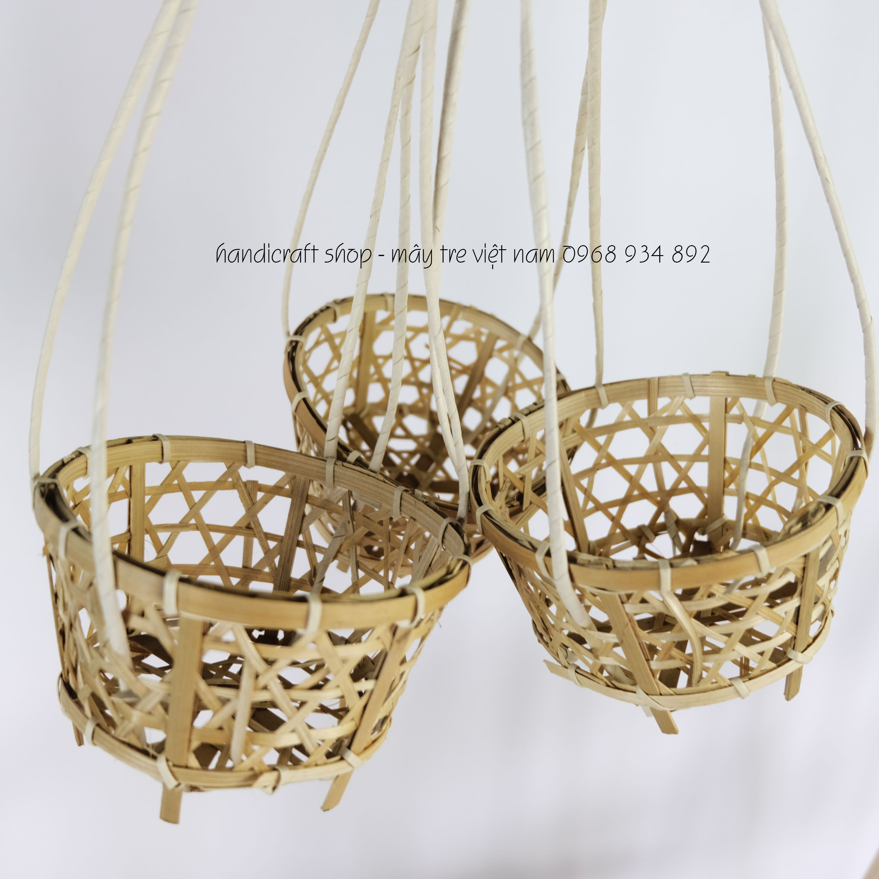 Giỏ tre trang trí (Quai mây)