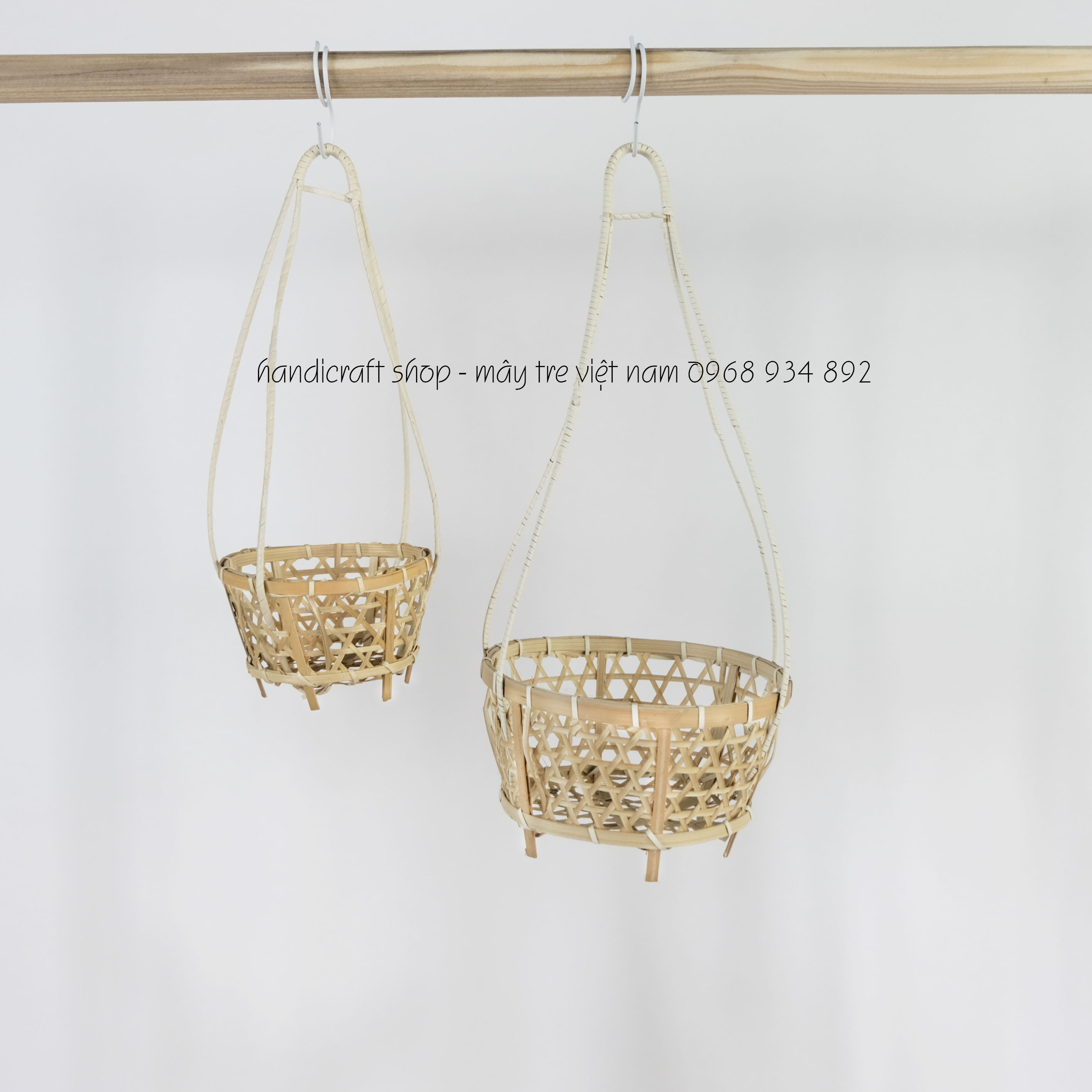 Giỏ tre trang trí (Quai mây)