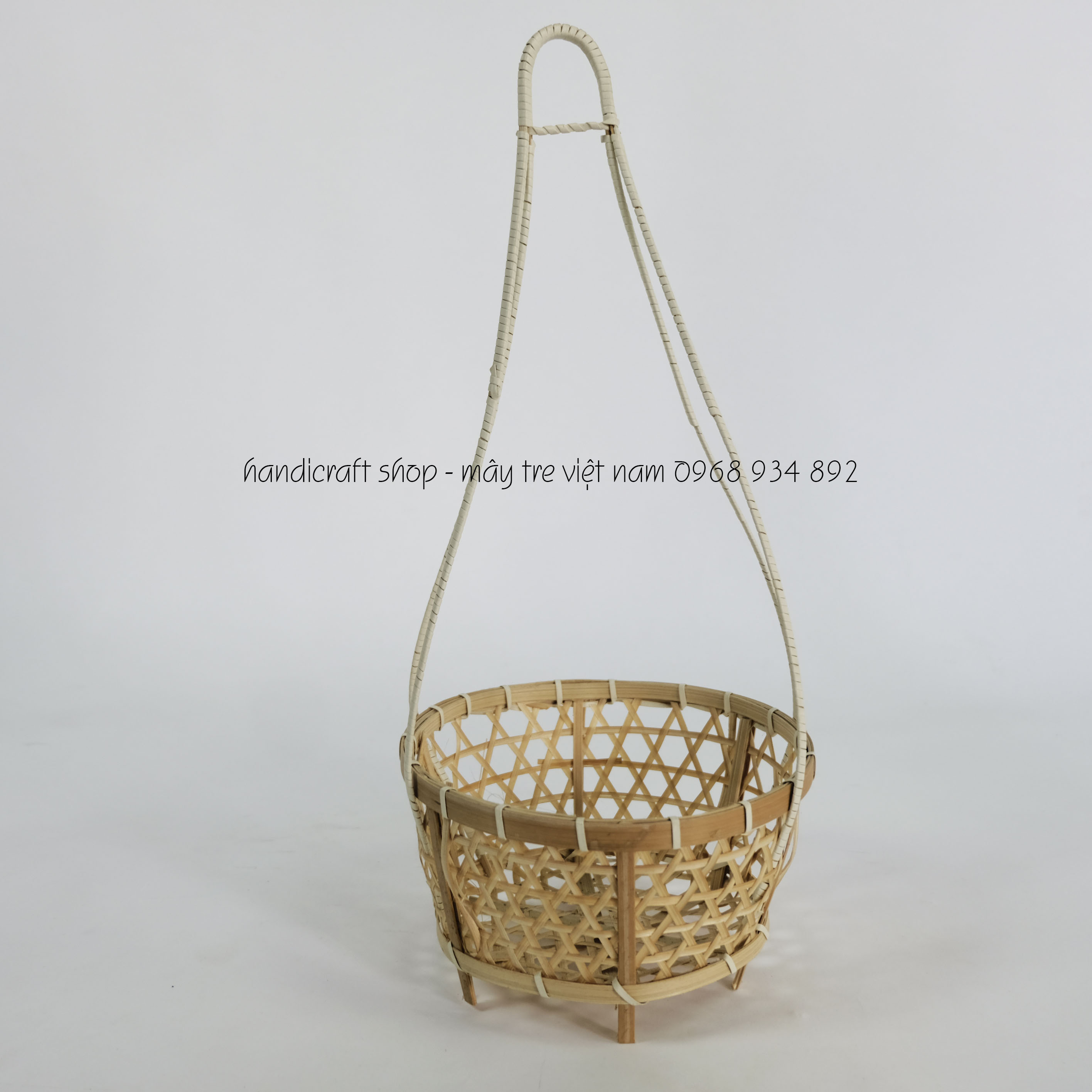 Giỏ tre trang trí (Quai mây)