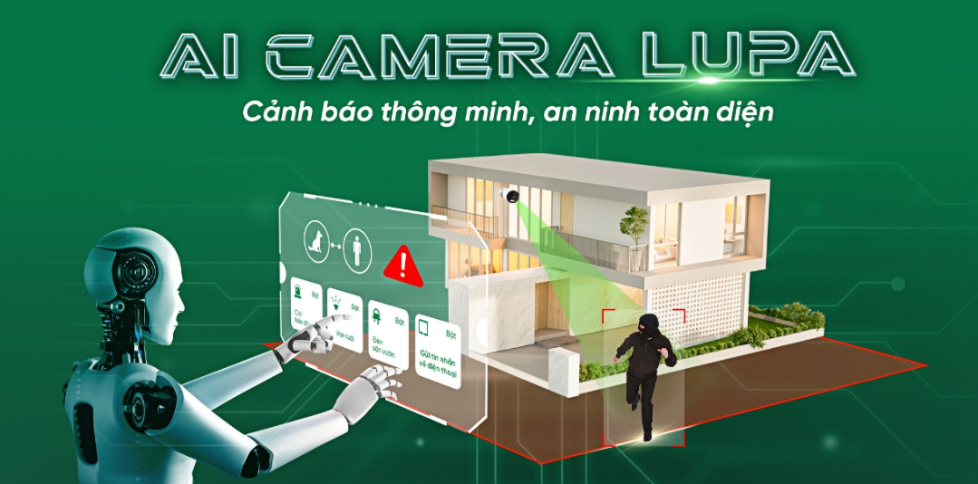 HỆ THỐNG AN NINH CHỐNG TRỘM THÔNG MINH AI CAMERA LUPA