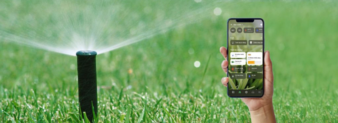 Giải Pháp Tưới Sân Vườn Tự Động