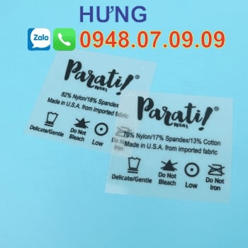 Nhãn mác ép nhiệt