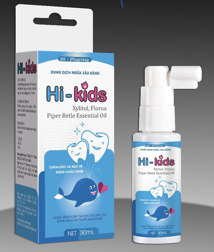 Xịt chống sâu răng Hikid 30ml