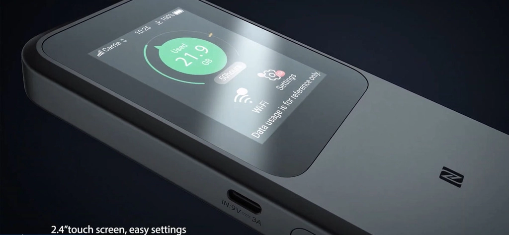 ZTE U50 Pro MU5120 | Bộ Phát Wi-Fi Di Động 5G Wifi 6 Tốc Độ 3600Mbps, Pin 10.000mAh, Hỗ Trợ 64 Kết Nối Đồng Thời | Bảo Hành 12 Tháng 1 Đổi 1