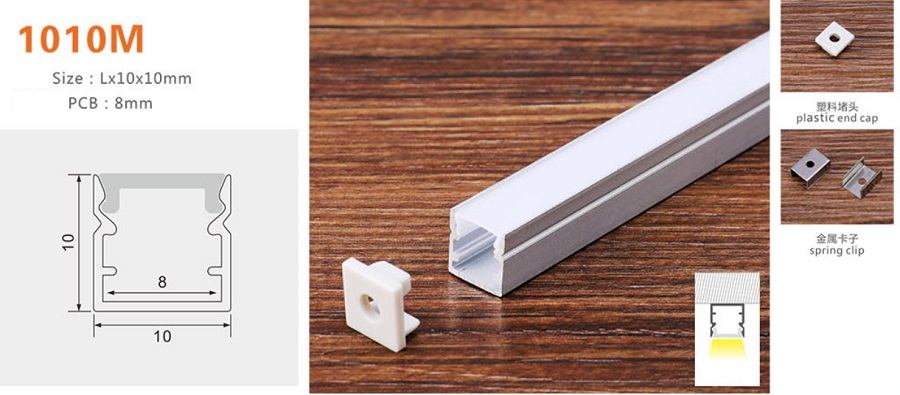 Thanh nhôm định hình led YG-1010M