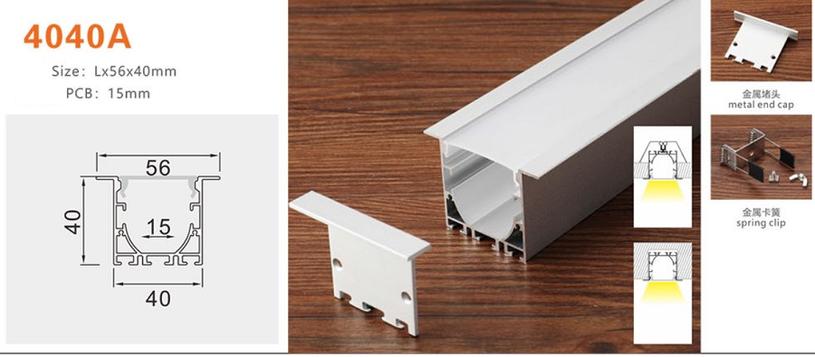 Thanh nhôm định hình led YG-4040A