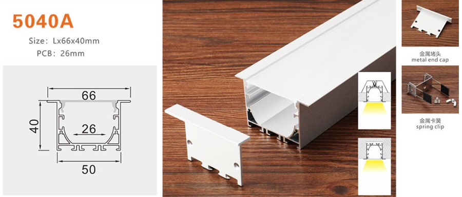 Thanh nhôm định hình led YG-5040A