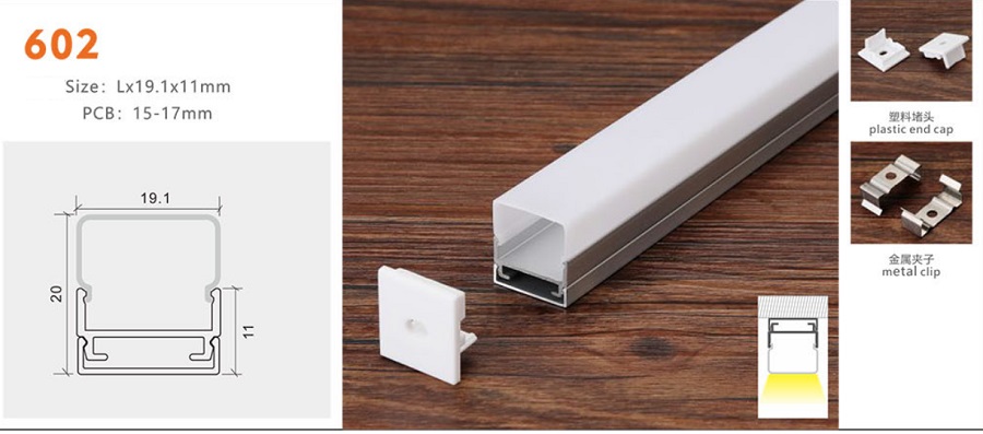 Thanh nhôm định hình led YG-602