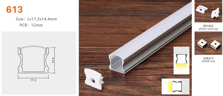Thanh nhôm định hình led YG-613