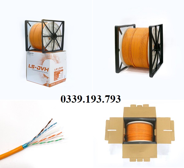 Dây cáp mạng LS-DVH CAT6A FTP 23AWG chống nhiễu - Việt Hàn