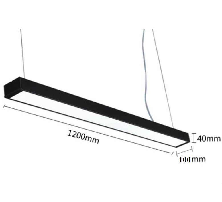 Đèn thả văn phòng 36W 1200x100x40