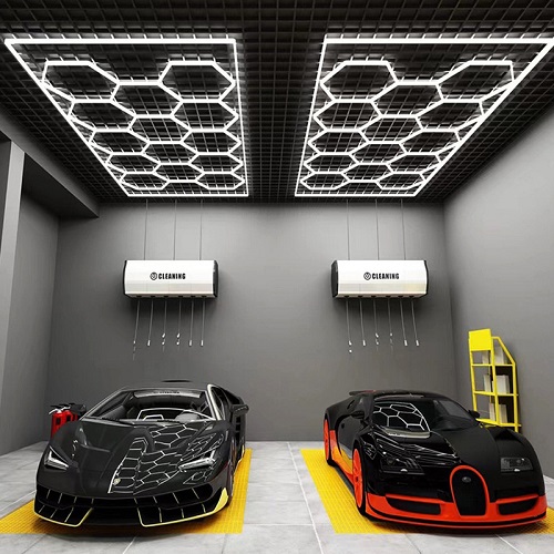 Bộ đèn tổ ong detailing garage
