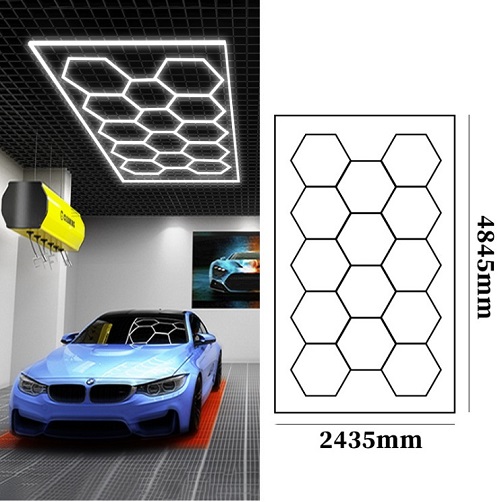 Bộ đèn tổ ong detailing garage