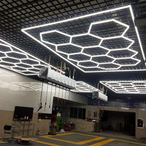 Bộ đèn tổ ong detailing garage