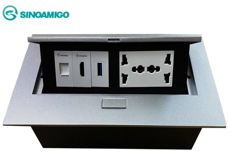 Hộp điện âm bàn sinoamigo STS-212GST-2