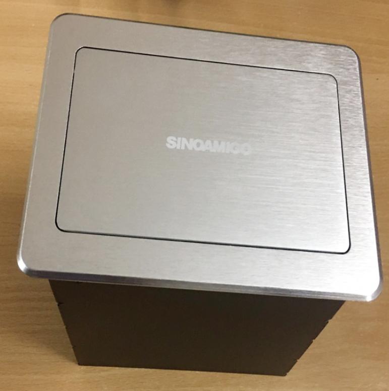 Hộp ổ cắm điện âm bàn cao cấp Sinoamigo STS-900T