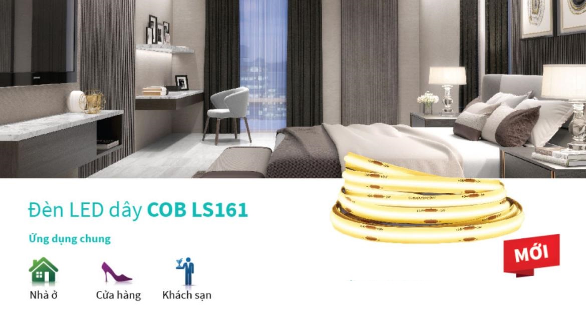 Led dây COB Philips LS161 COB LED8 8.5W 5M 24V