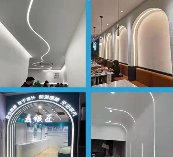 Đèn LED silicon uốn cong