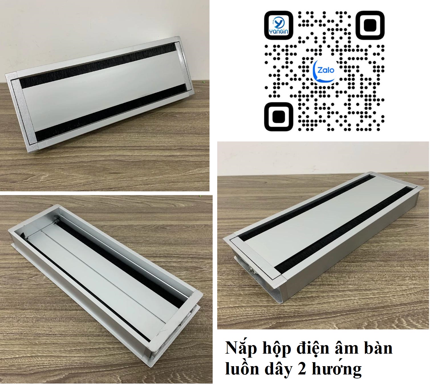 Nắp hộp điện âm bàn lật 2 hướng