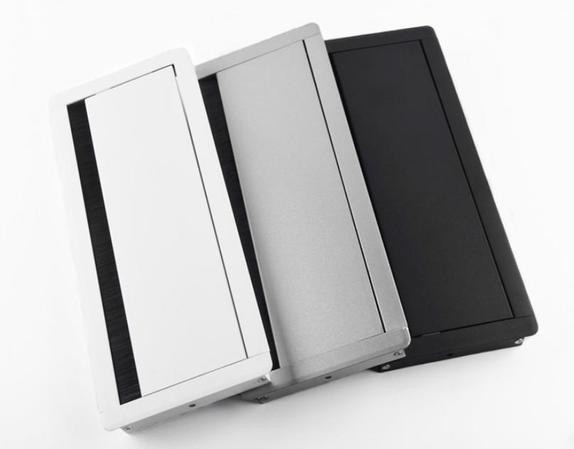 Nắp hộp điện âm bàn 300x127 (chất liệu nhôm sơn tính điện)