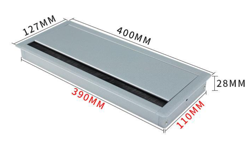 Nắp luồn dây điện nhôm giảm chấn đóng mềm (GLA-004S)