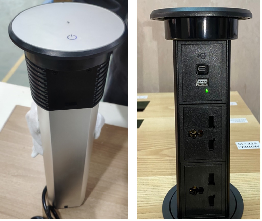 Ổ cắm điện âm bàn cao cấp Sinoamigo SMT-4S