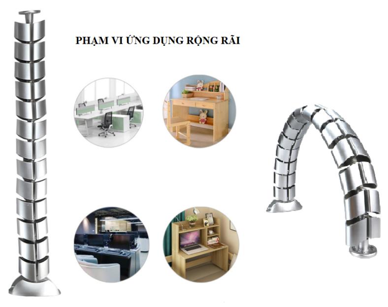 Ống luồn dây điện dạng khớp nối dạng oval (xương cá)