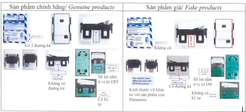 Phân biệt công tắc Panasonic chính hãng