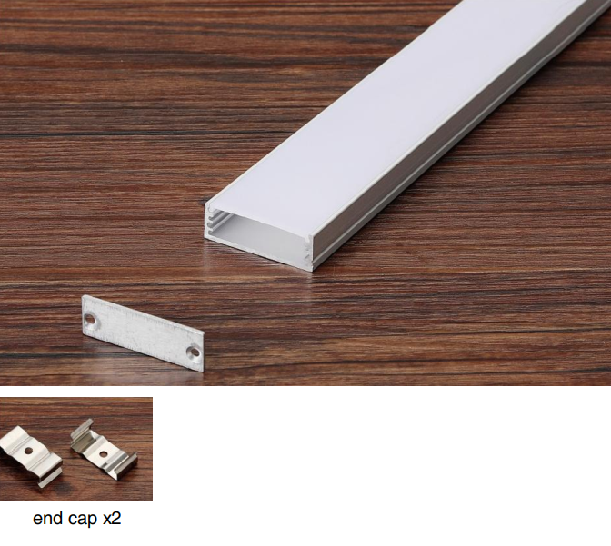 Thanh nhôm định hình led lắp nổi 3010