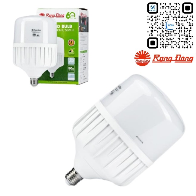 Bóng đèn led trụ 50W Rạng Đông TR140N1/50W 3000K 6500K